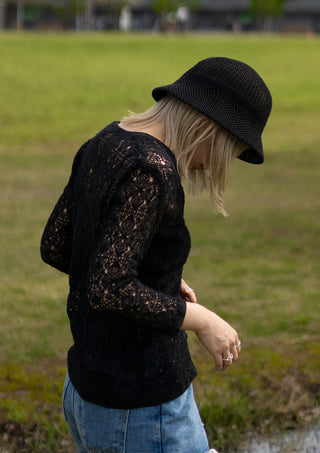 KNIT HAT / BLK