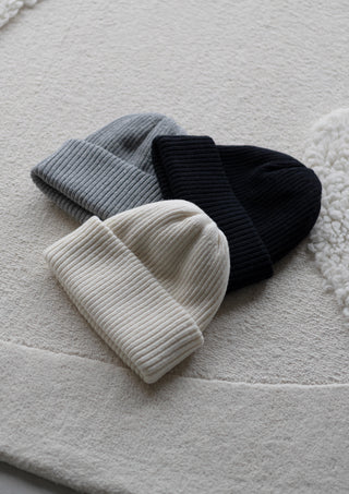 KNIT CAP / BLK