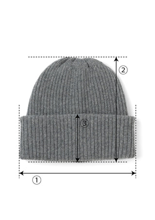 KNIT CAP / GRY