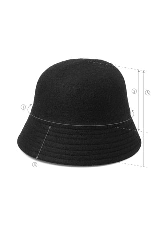 WOOL HAT / BLK
